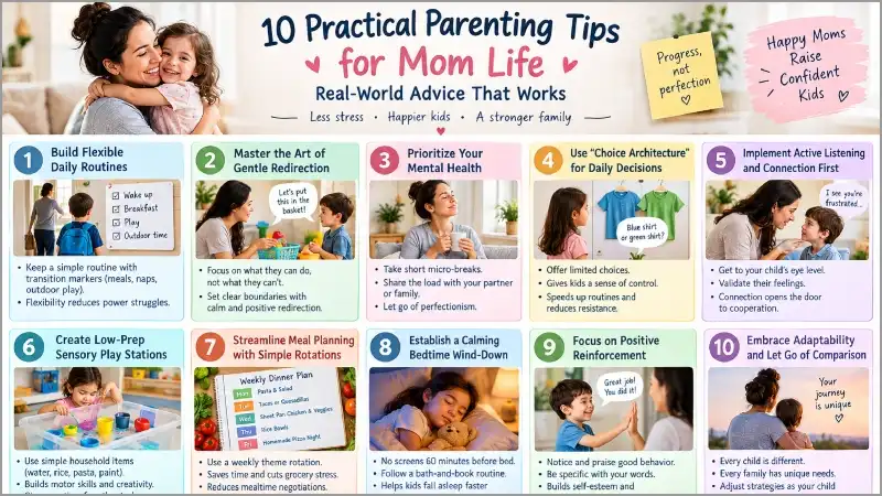 10 Practical Parenting Tips Mom Life: RealWorld Advice That Works